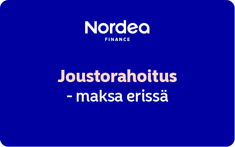 Kaikkiin tuotteisiimme mahtava rahoitustarjous😃