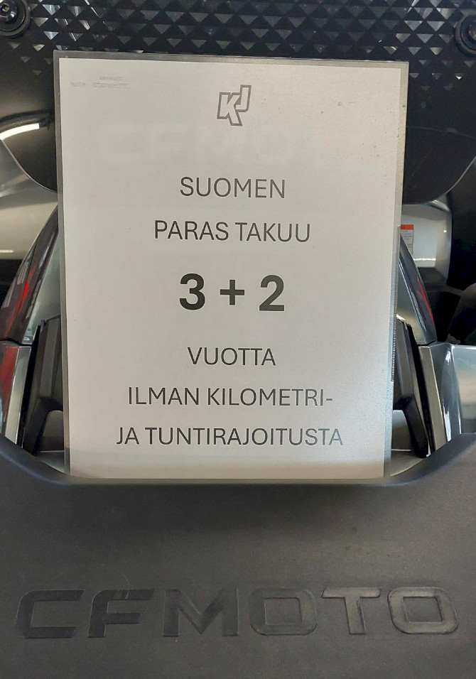CFMOTO JA GOES - hinnat laskee ja takuu pitenee🙂